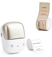 NIIMBOT B2 Pro Label Maker with 50x30mm White Label and 50x80mm Kraft Label