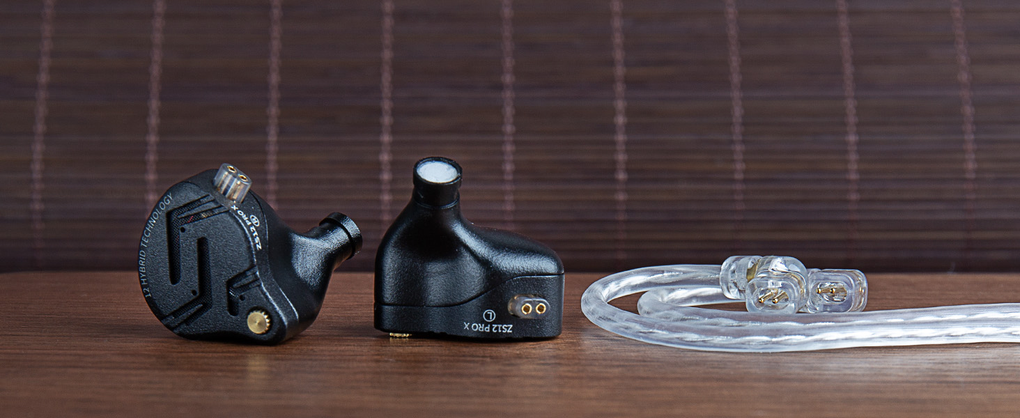 kz zs12 pro x in ear monitor headphones