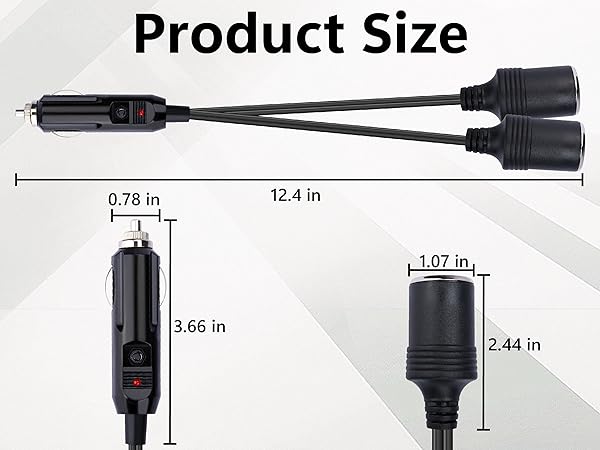Double Cigarette Lighter Adapter