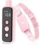 Bousnic Shock Collar for Dogs - Waterproof Rechargeable Dog Electric Training Collar with Remote ...