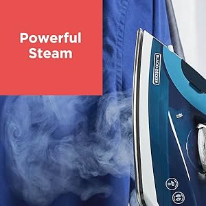 Powerful Steam Iron for Clothing and Textiles