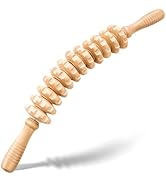 MZDXJ Wooden Cellulite Massage Roller for Legs and Thighs - Handheld Fascia Blaster Tool for Musc...