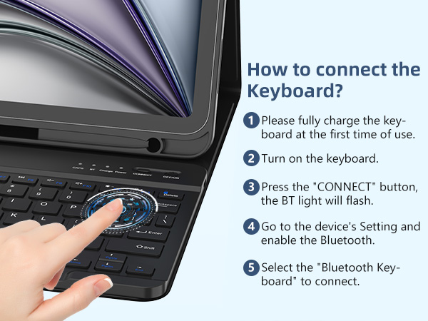 keyboard case for ipad air 11 inch