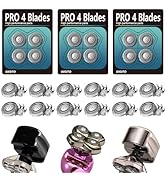 OXSITO Pro 4 Head Replacement Blades for Bald Head Razors Gold PRO, Silver PRO, Platinum PRO… Ser...