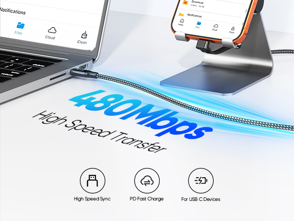 usb c 90 degree cable