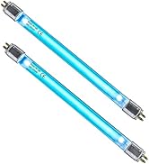 Coospider 6W UV Bulb with Ozone for 6w lamp, Replacement T5 Bulbs, 2 - Pack, 110V
