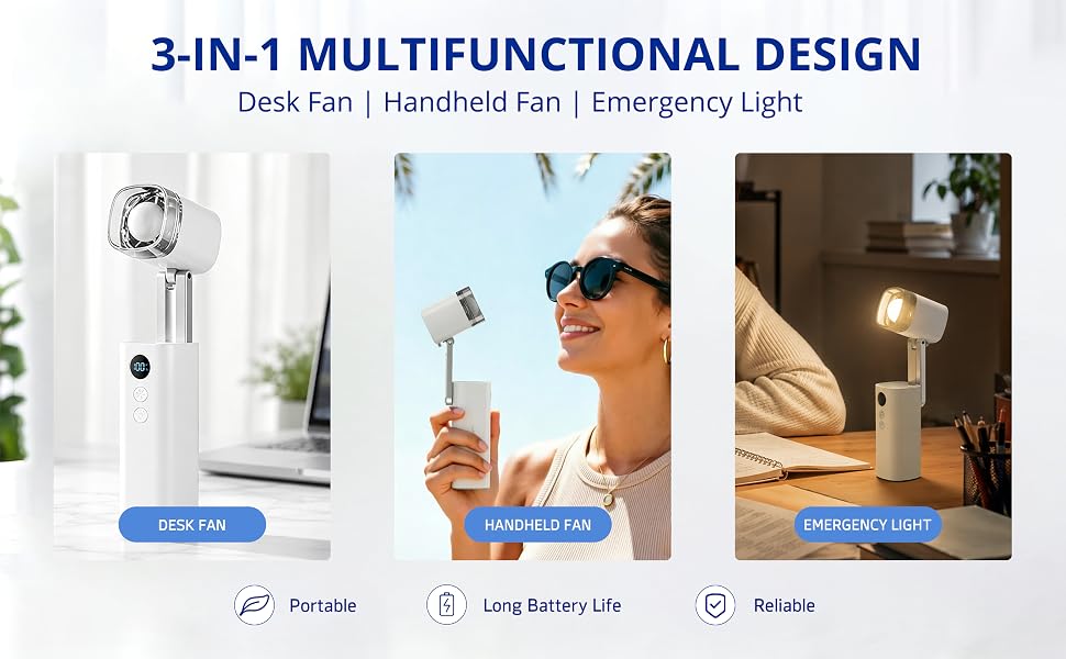 Portable Foldable Turbo Fan