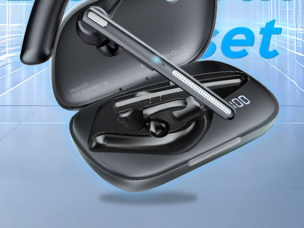 blue tooth headset wireless with mic