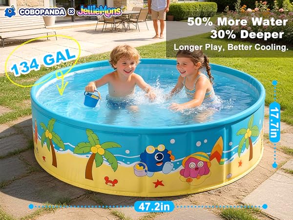 large foldable pool