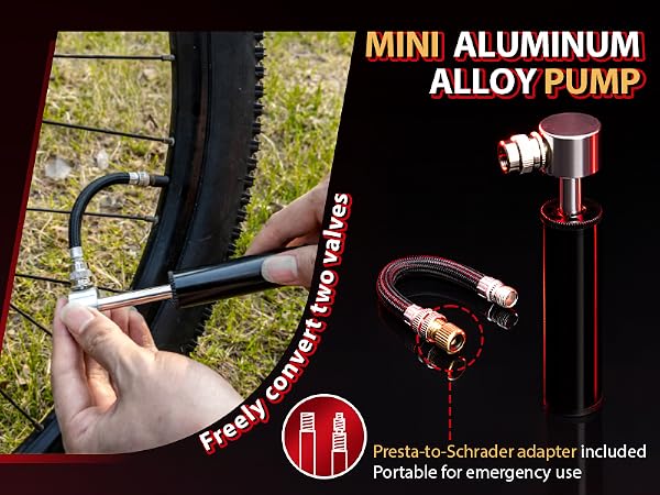 multi tool with pump for Presta and Schrader