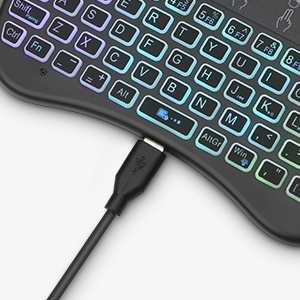 Mini Keyboard with Type-C charging