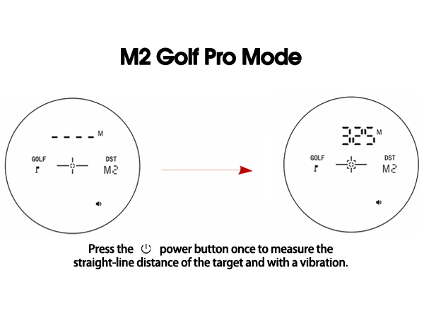 portable laser rangefinder with slope 7 magnification magnetic
