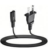 TV Power Cord 6.6ft Cable Compatible with for TCL Roku Smart LED LCD HD TV 24" 32" 40" 42" 43" 48...