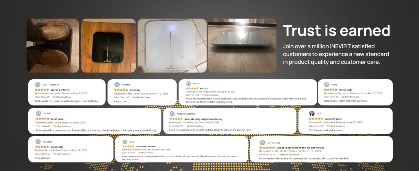 I-SS001 - INEVIFIT - Best Bluetooth Smart Digital Bathroom Scale - Premium A+