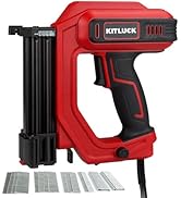 KITLUCK Brad Nailer, 2 in 1 120V Electric Staple Gun/Nail Gun with 1400pcs 18 Gauge Straight Nail...
