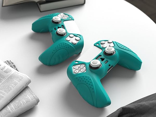 Guardian Edition Ergonomic Soft Anti-Slip Controller Silicone Case Cover for ps5