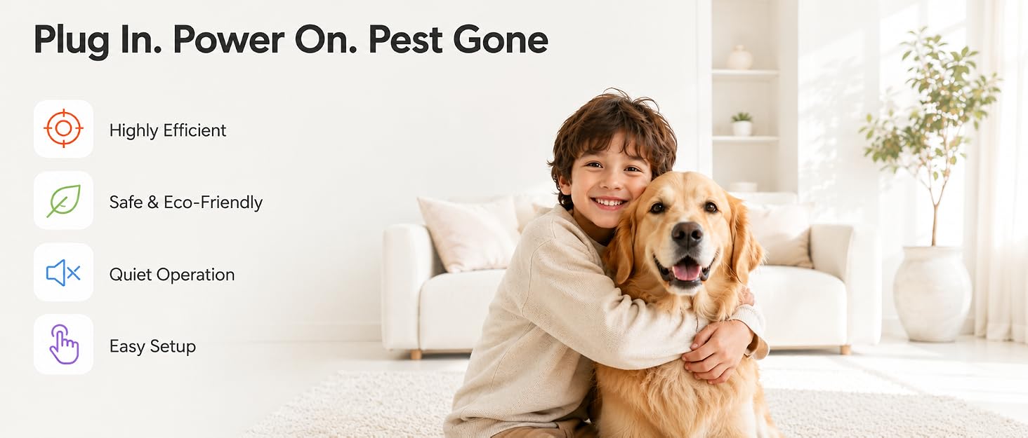 Ultrasonic Pest Repeller Indoor
