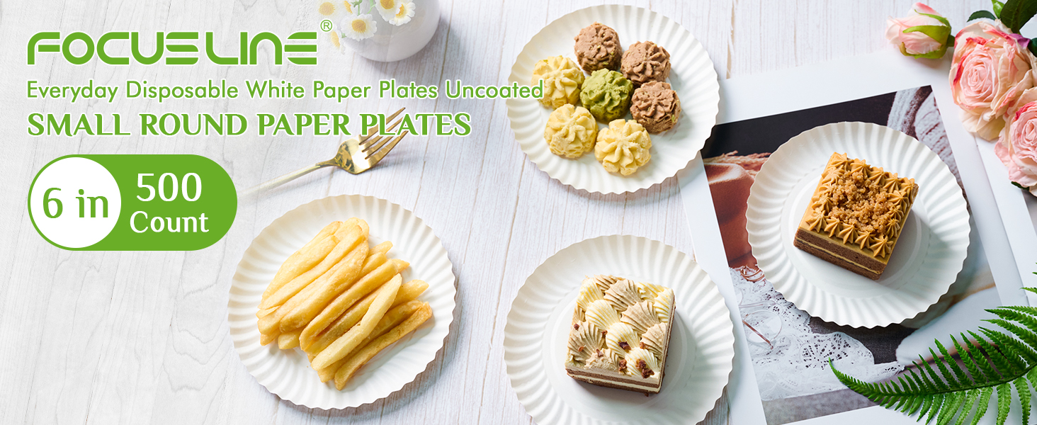 6 Inch Paper Plates