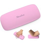 MelodySusie Nail Arm Rest, Soft PU Leather Wrist Support Cushion, Portable Hand Rest for Acrylic ...