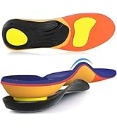 Arch Support Plantar Fasciitis Insoles: Fit Geno Orthotics Inserts for High Arch Pain Relief – He...