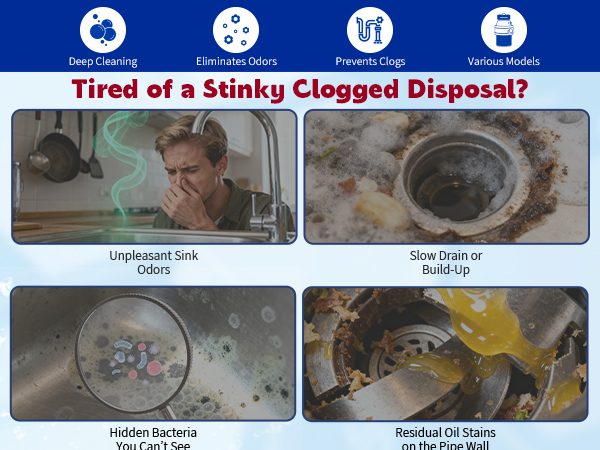 citrus foaming tablets for garbage disposal