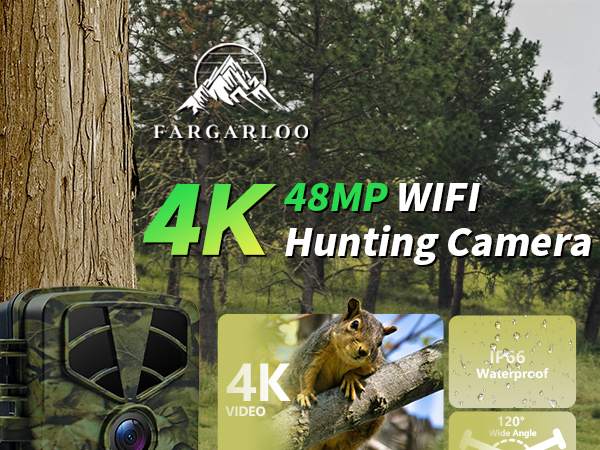 Trail Camera 4K, 48MP