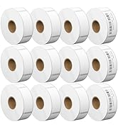 Address &amp; Barcode Label for DYMO 30336 (1" x 2-1/8"), Compatible with DYMO LabelWriter 4XL, 450, ...