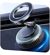 Rorhxia Car Phone Holder for Magsafe, Foldable Vacuum Suction Cup Phone Holders [85 LBS Strongest...