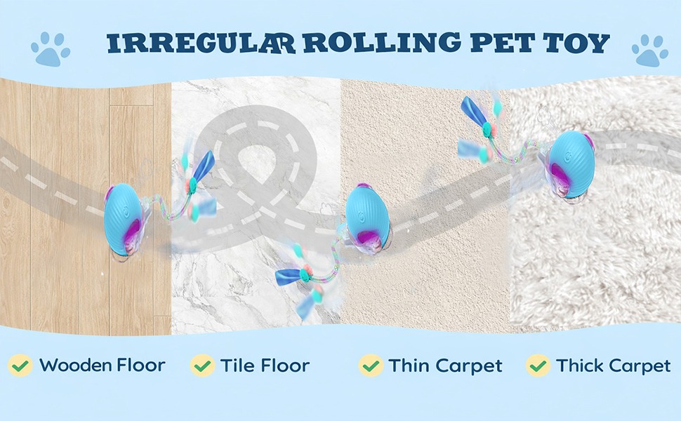 Irregular Rolling Pet Toy