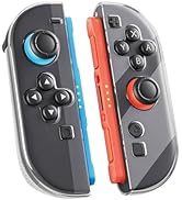 FUNDIARY Transparent Joycon Grip Case Protector for Nintendo Switch 2 Controller, [Ergonomic Desi...