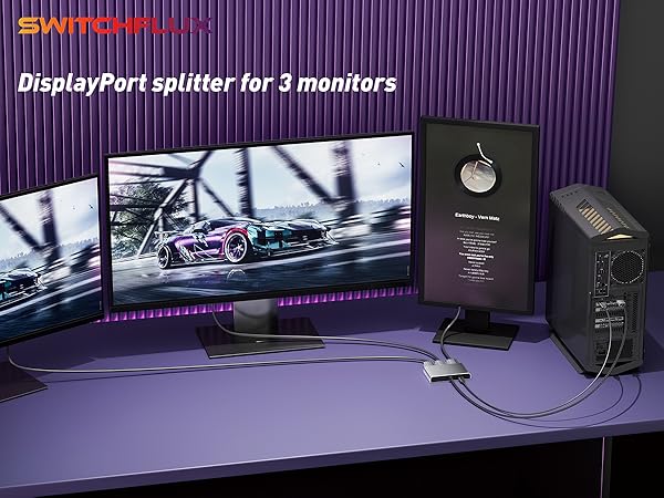 displayport to 3 hdmi adapter