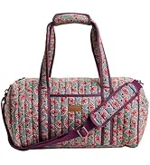 Maison d'Hermine Travel Duffle bag Cotton Quilted bag Overnight Luggage Weekender Business Travel...