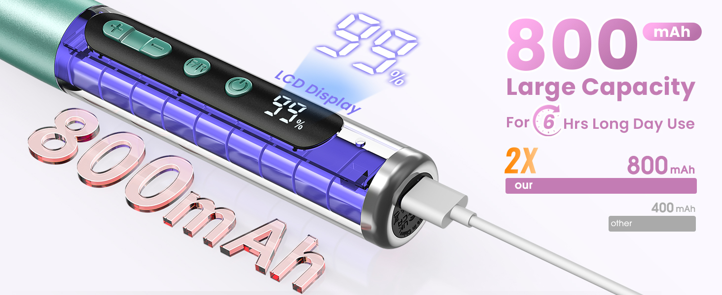 800 mah large capacity