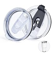 30oz Tumbler Replacement Lids 2 Pack,Fit of Inner Diameter 3.7 to 3.73 INCH Tumbler Cup,Spill Pro...