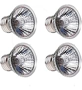 CTKcom 25W UVA+UVB Reptile Bulbs(4 Pack)- 110V Lizard Lamp Heating Lamp Spot Lamp for Turtle Aqua...
