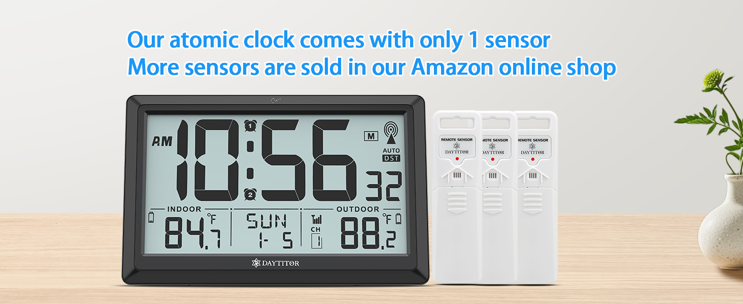 digital clock large display large display digital clock for seniors