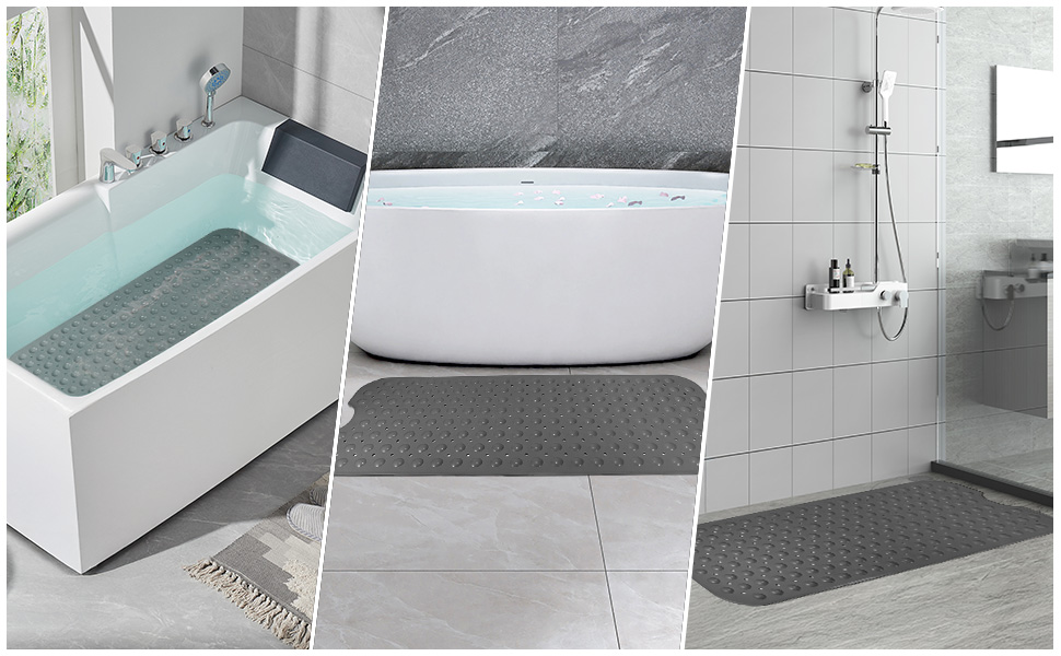Works Seamlessly Inside or Outside the Tub
