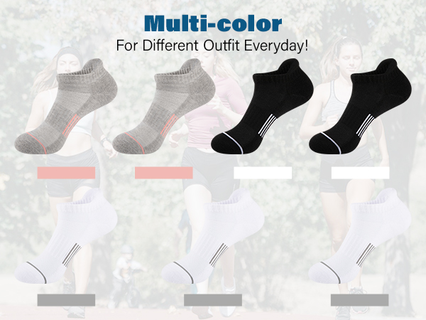 black ankle socks for women