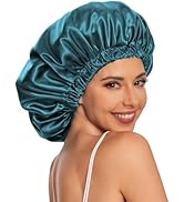 Satin Bonnet Silk Bonnet Hair Bonnet for Sleeping-Slouchy Beanie Hat Satin Sleep Cap for Women's ...