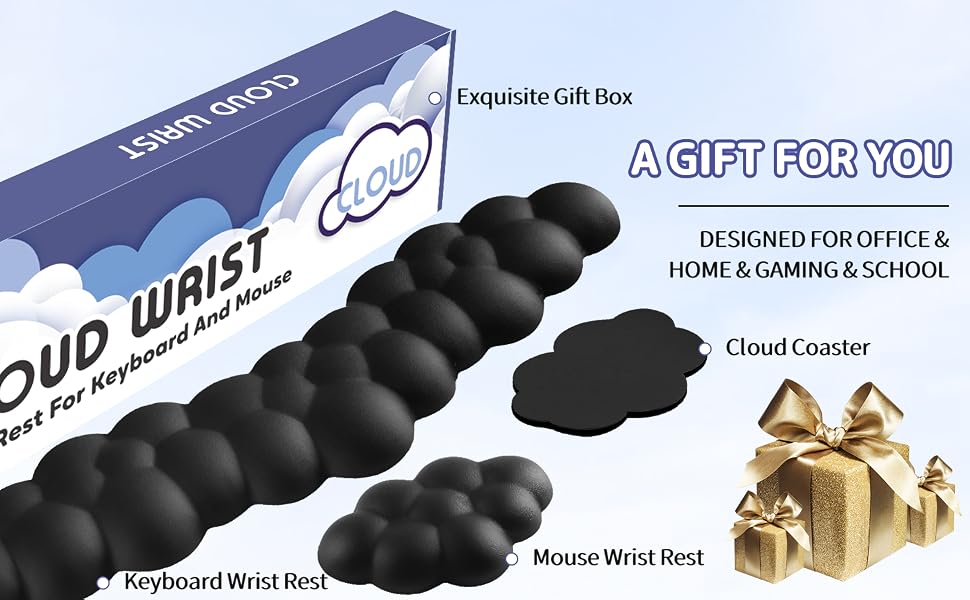 Cloud Wrist Rest Keyboard