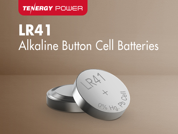 Tenergy LR41 Alkaline button cell batteries