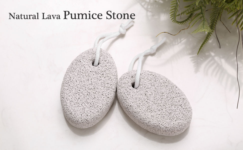 2PCS Natural Pumice Stone for Feet