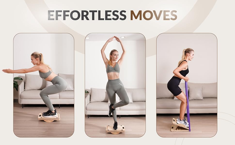 2 in 1 Balance Board &amp;amp; Slant Board for Calf Stretching