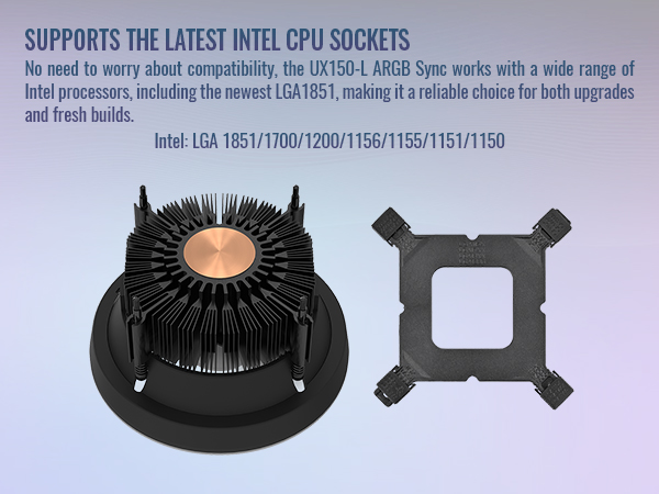 UX150-L ARGB Sync CPU Cooler