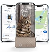 Tractive Smart Cat GPS Tracker | Real-Time Location &amp; Wellness Monitoring for Cats 6.5 lbs+ | Ter...
