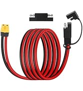 YANBORONSN XT60 to SAE Adapter Extension Cord with SAE Polarity Reversal Adapter for Solar Genera...