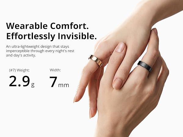 7mm Smart Ring for Women