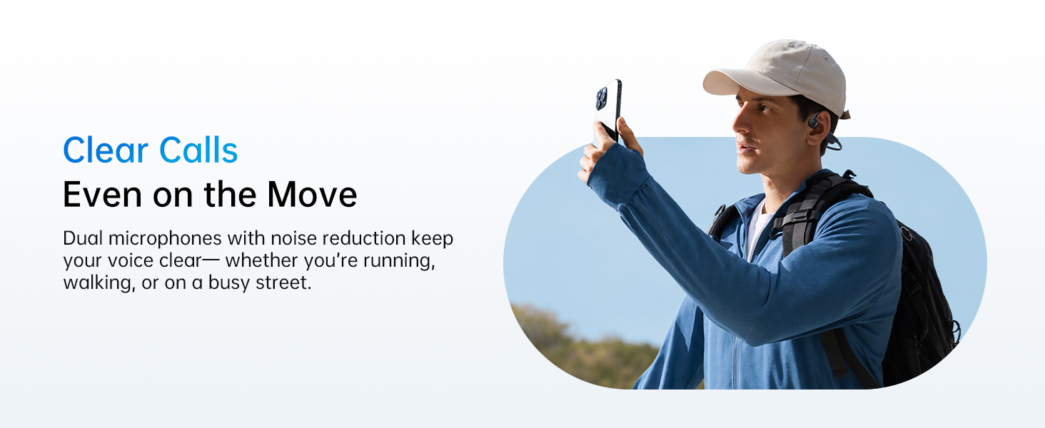 Open-Ear Bone Conduction Headphones for Sports