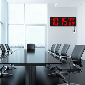 digital wall clock