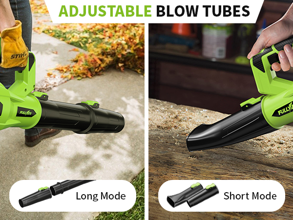 FULLYEA Cordless Leaf Blower 150 MPH/500 CFM, 6 Speed Modes